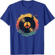 Peace Love & Rock N Roll Boho Hippie Retro Vinyl Art Sabotage