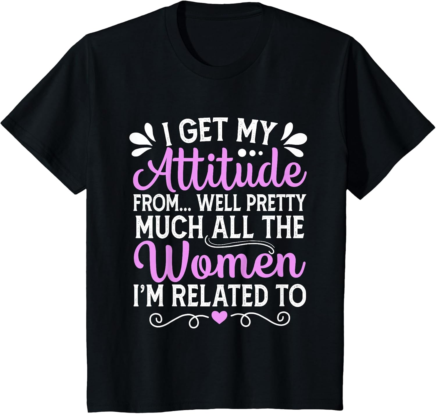 I Get My Attitude from All The Women Mom Sister Aunt Grandma