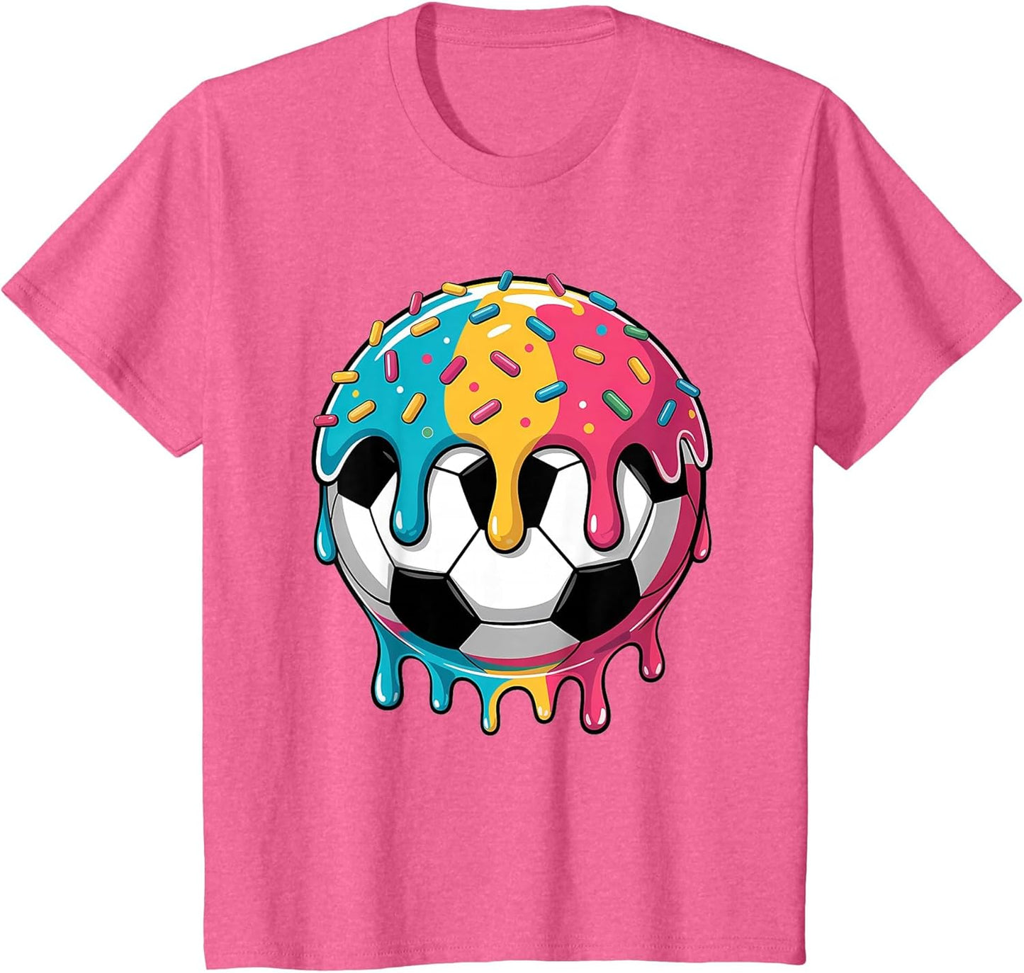 Soccer Shirts Boys Girls Kids Ice Cream Soccer Drip Shirt