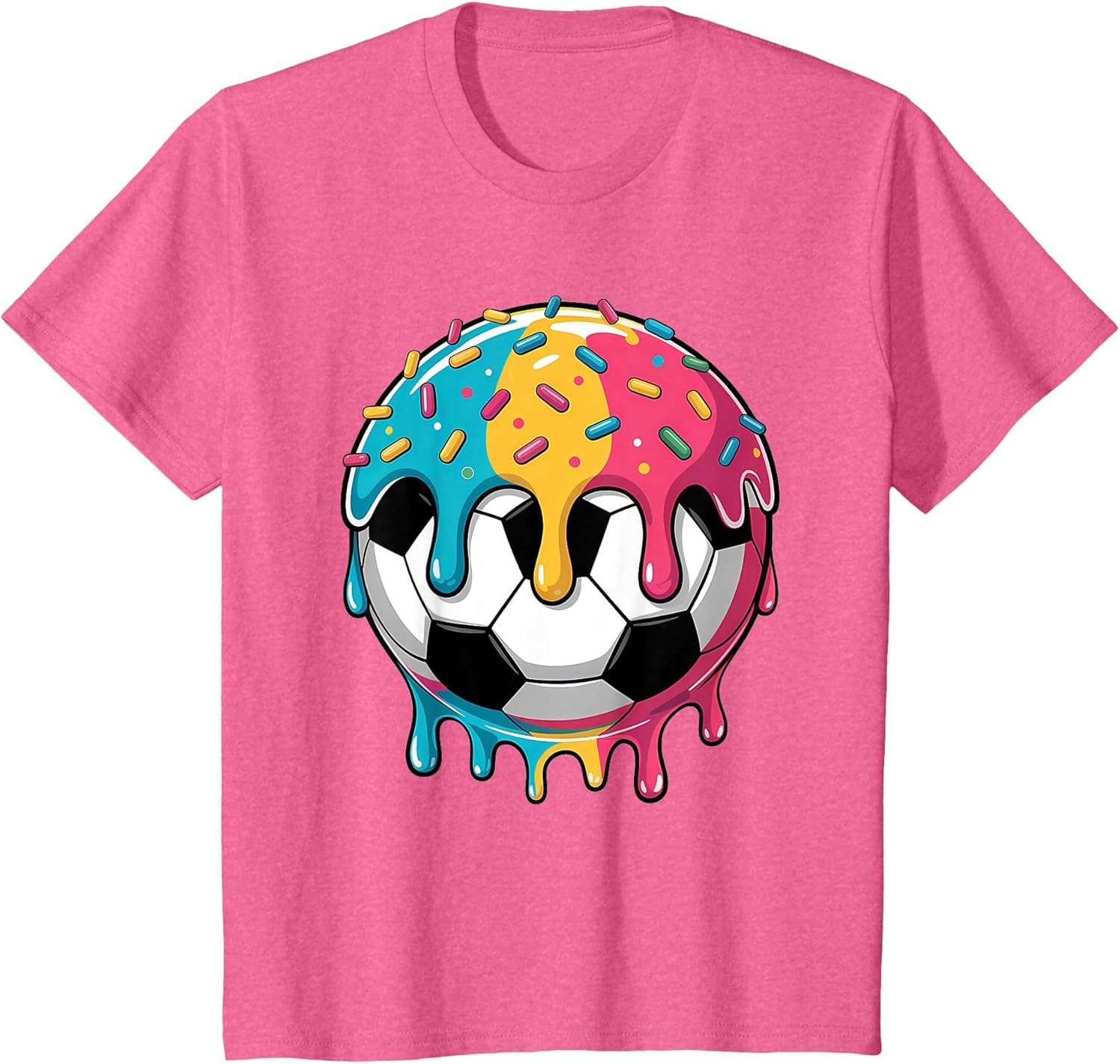 Soccer Shirts Boys Girls Kids Ice Cream Soccer Drip Shirt