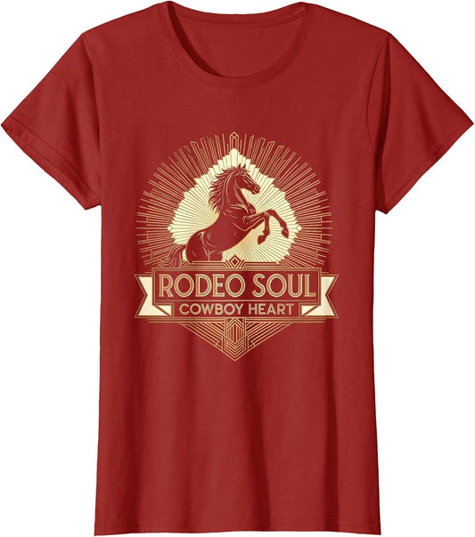 Rodeo Soul Cowboy Heart Western Design