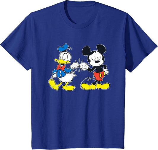 Kids Disney Mickey Mouse and Donald Duck Best Friends Outline