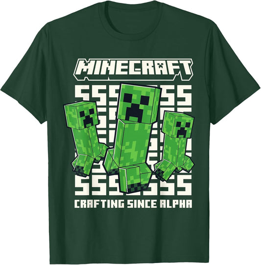 Minecraft Creeper Crafting Since Alpha Retro