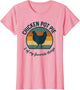 Chicken Pot Pie Retro Sunset Funny Farm Humor
