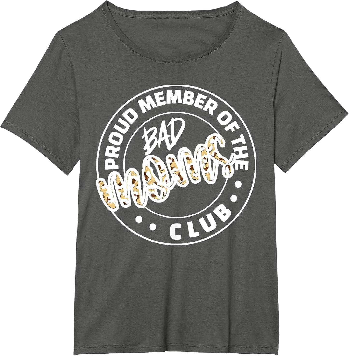 Proud Member of The Bad Mom Club Funny Mothers Day Leopard