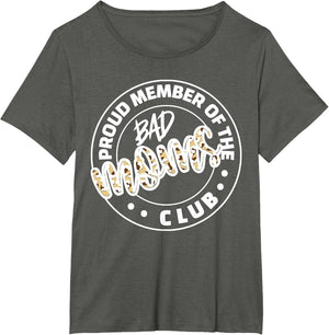 Proud Member of The Bad Mom Club Funny Mothers Day Leopard