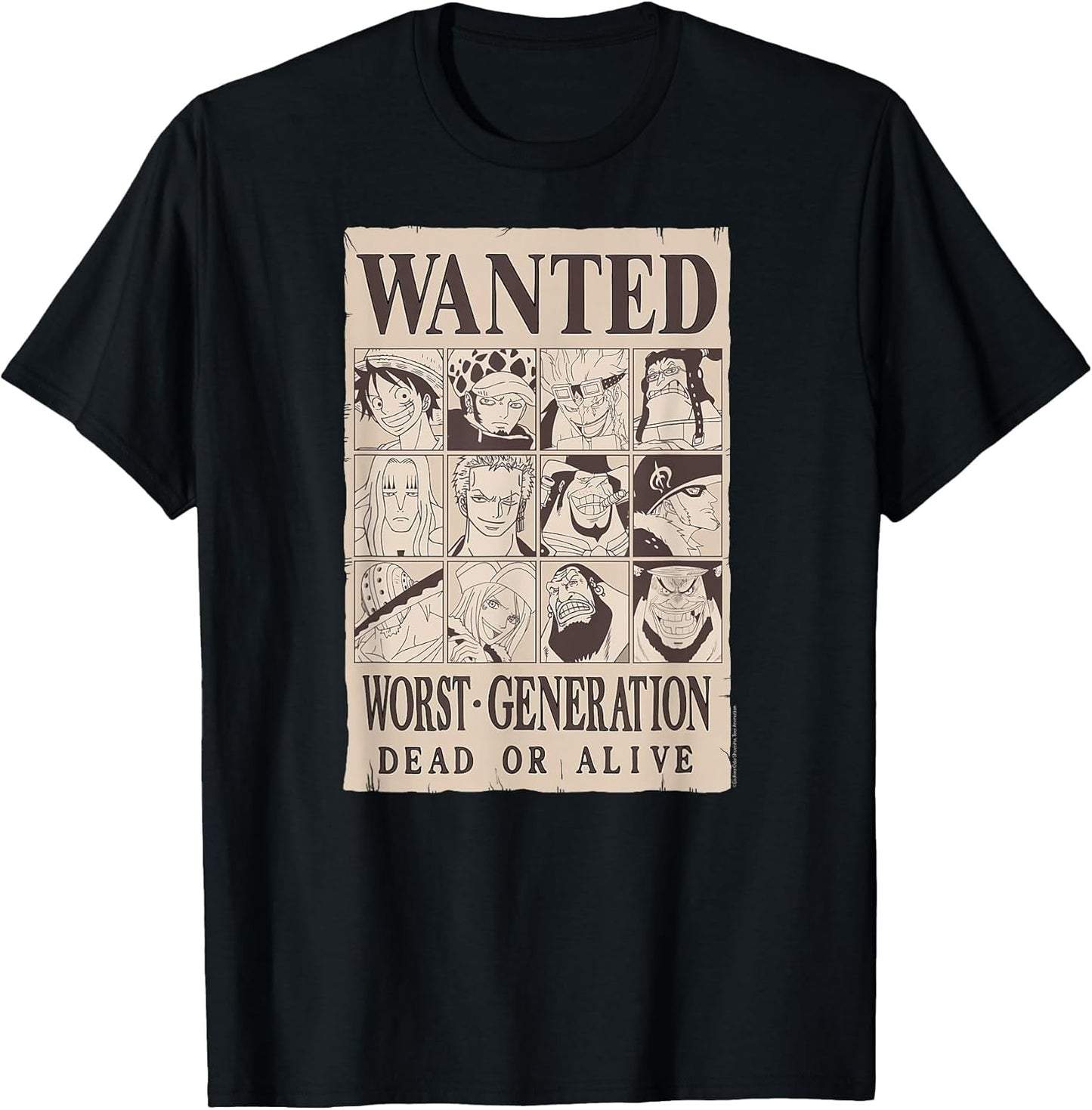 One Piece Anime Worst Generation Wanted Poster Collage
