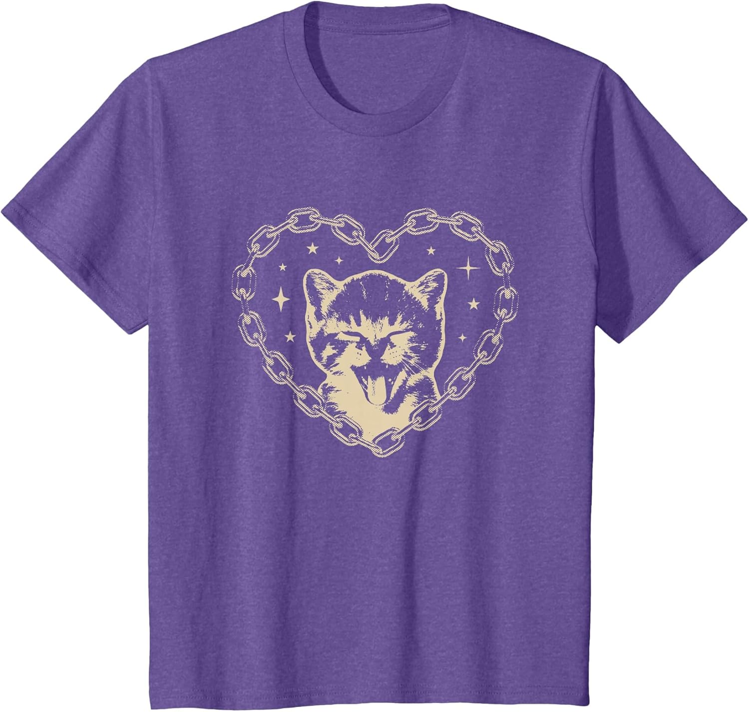 Cute Y2K Cat Heart Emo Goth 90s 2000s Vintage Graphic