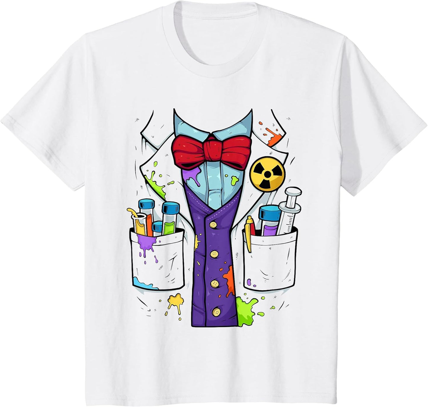 Easy Mad Scientist Halloween Costume Shirt Lazy Halloween