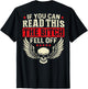 If You Can Read This The Bitch Fell Off Biker Back Print