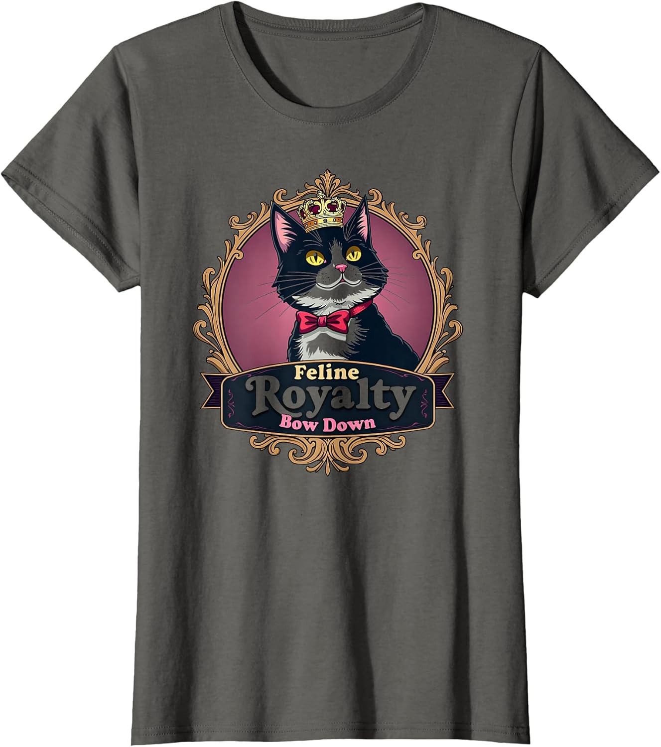Feline Royalty Bow Down Cat Design
