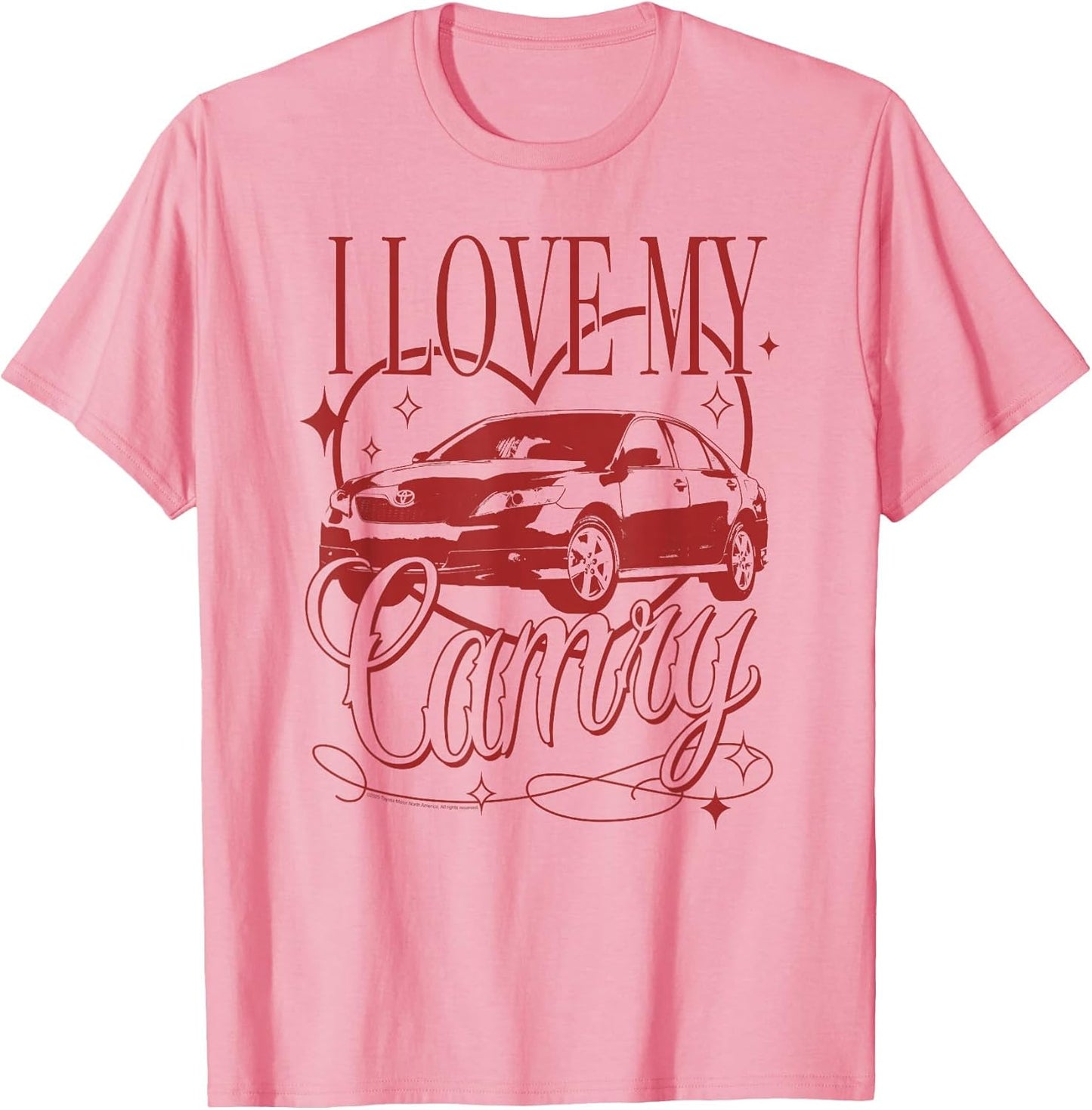 Toyota I Love My Camry Vintage Heart Portrait