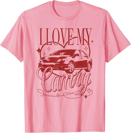Toyota I Love My Camry Vintage Heart Portrait