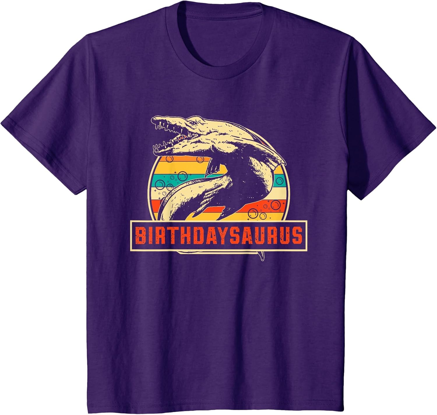 Birthdaysaurus Dinosaur Mosasaurus Funny Kids Birthday
