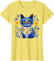 Ukraine Cat Floral Vintage Ukrainian Flag Vyshyvanka Style