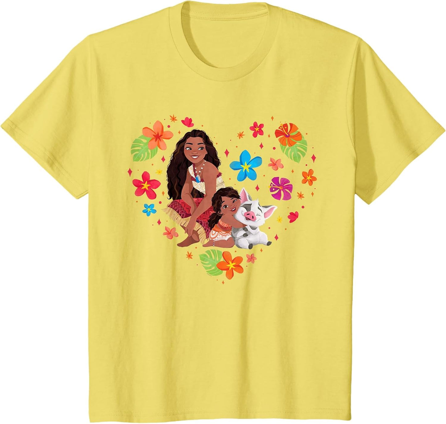 Kids Disney Moana 2 Moana Simea and Pua Tropical Heart Sisters