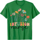 Groovy Wildflower Infusion Nurse , Men, Kelly Green, X-Large