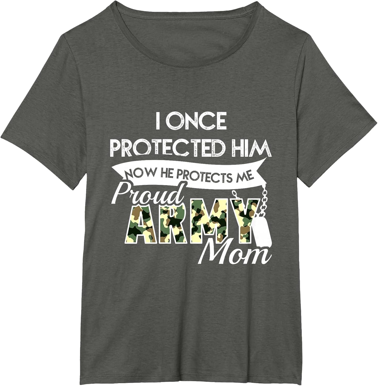 I Once Protected Him Now He Protects Me Proud Army Mom Shirt