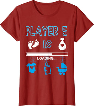 Player 5 is Loading Gamer Pregnancy Announcement 3rd Baby