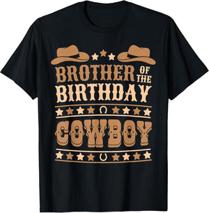 Brother of Birthday Cowboy Cute Western Bday Boy Birthday