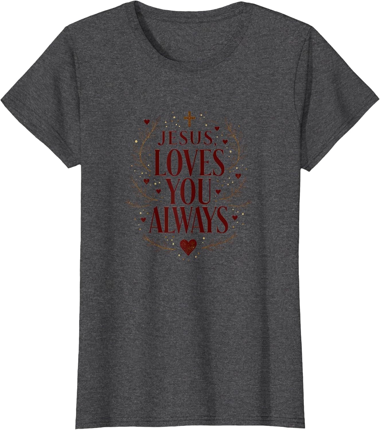 Jesus Loves You Always Christian Valentine Design