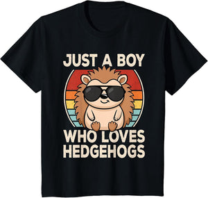 Just A Boy Who Loves Hedgehogs Hedgehog Lover Boys Kids