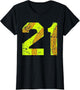 Vintage Softball 21 Jersey Number