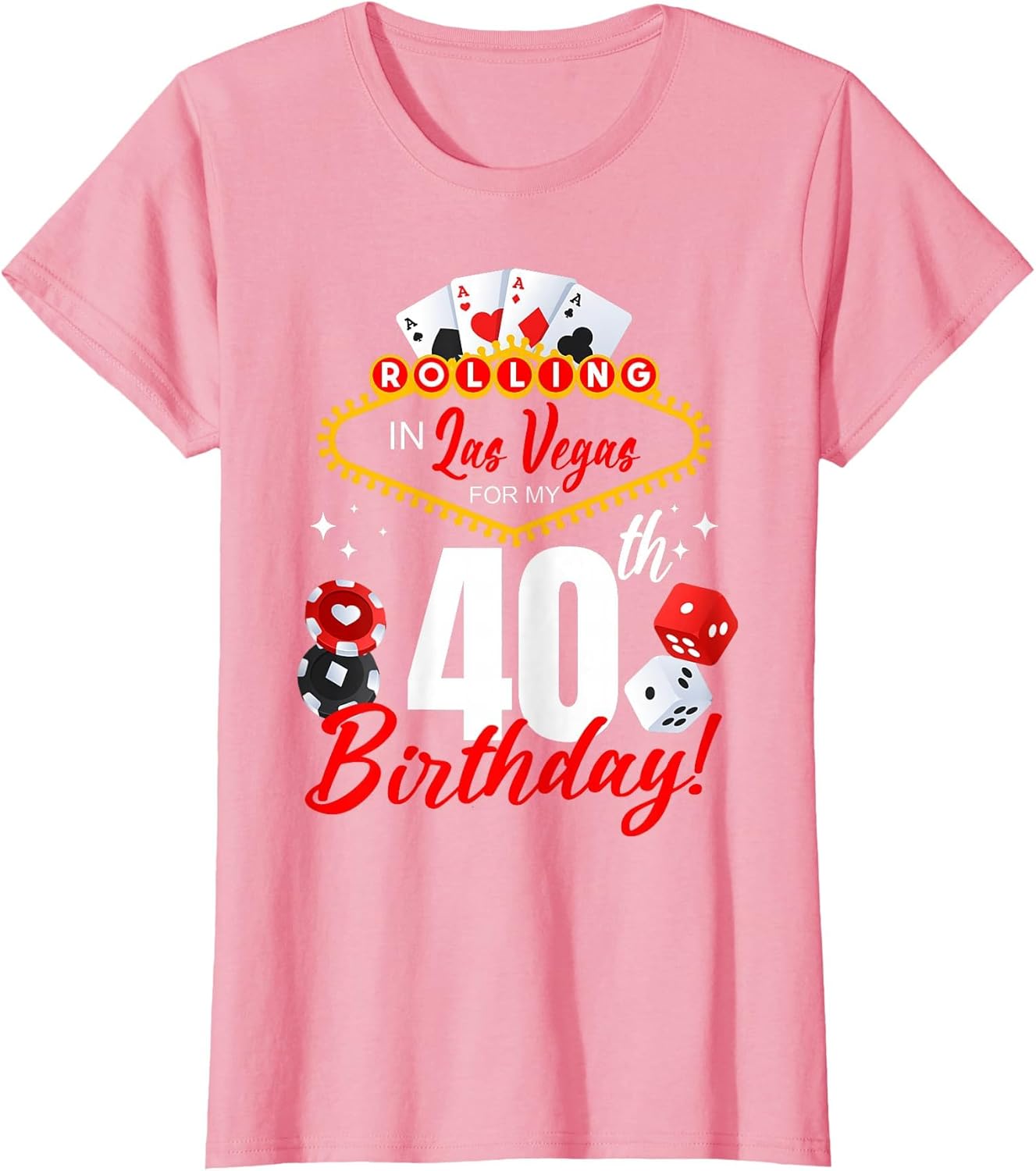 Rolling in Las Vegas 40th Birthday Crew Group Friends 40