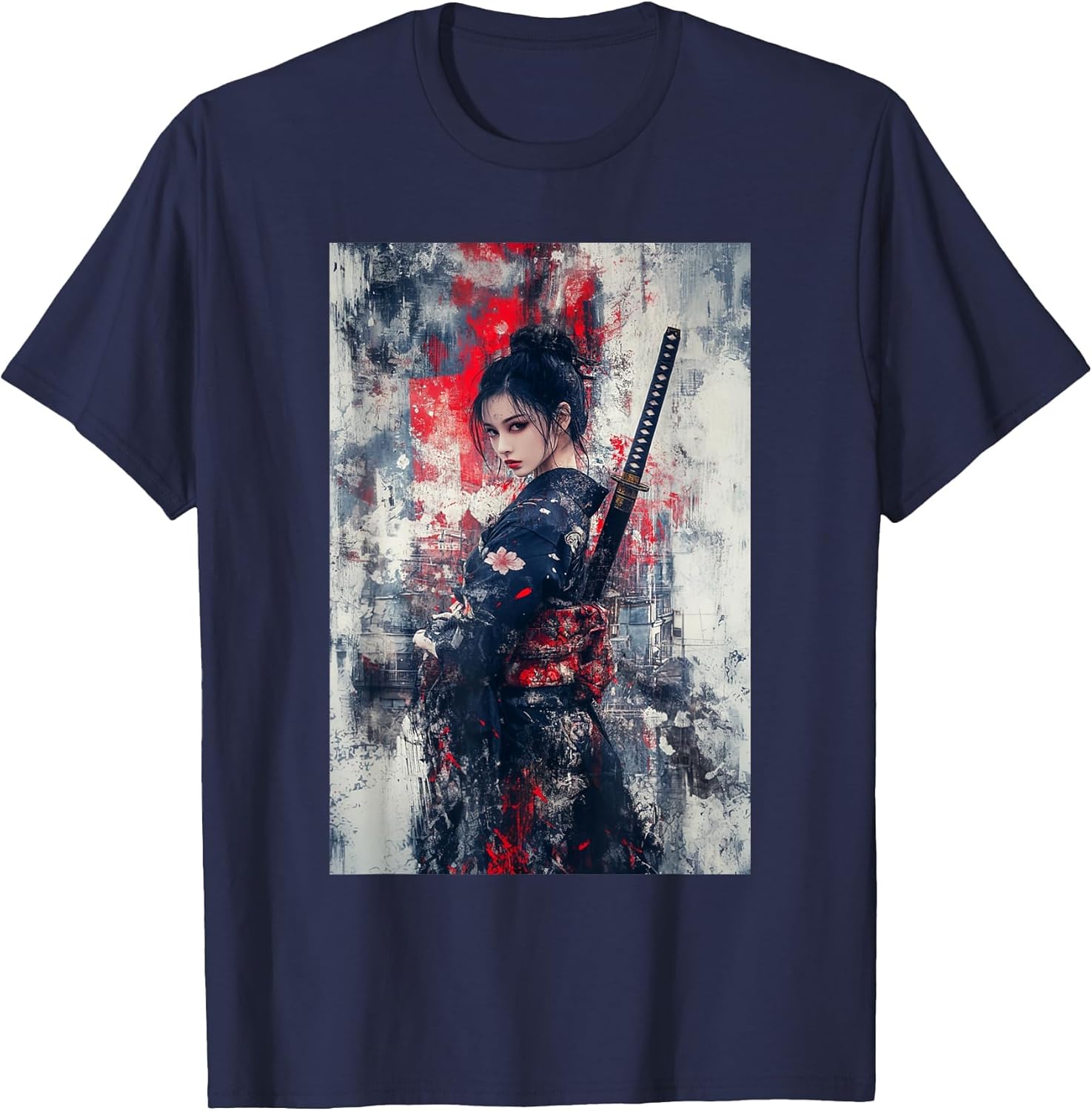 Japanese Geisha Anime Warriior Princess Samurai Sword Art