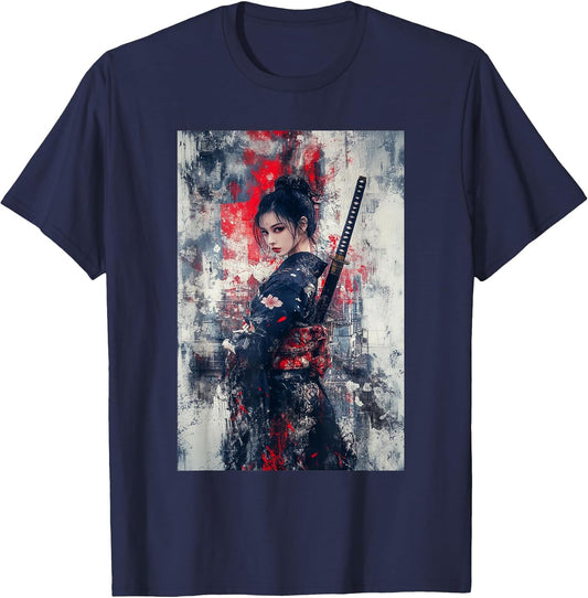 Japanese Geisha Anime Warriior Princess Samurai Sword Art