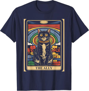 LGBTQ Pride Cat The Ally Tarot Card