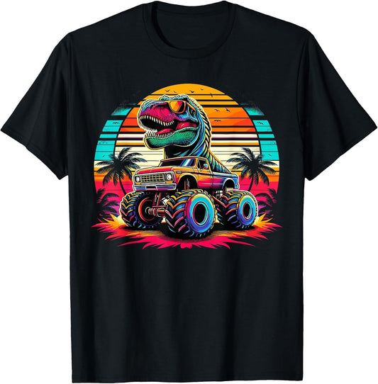 Monster Truck Summer Beach Dinosaur Monster Truck