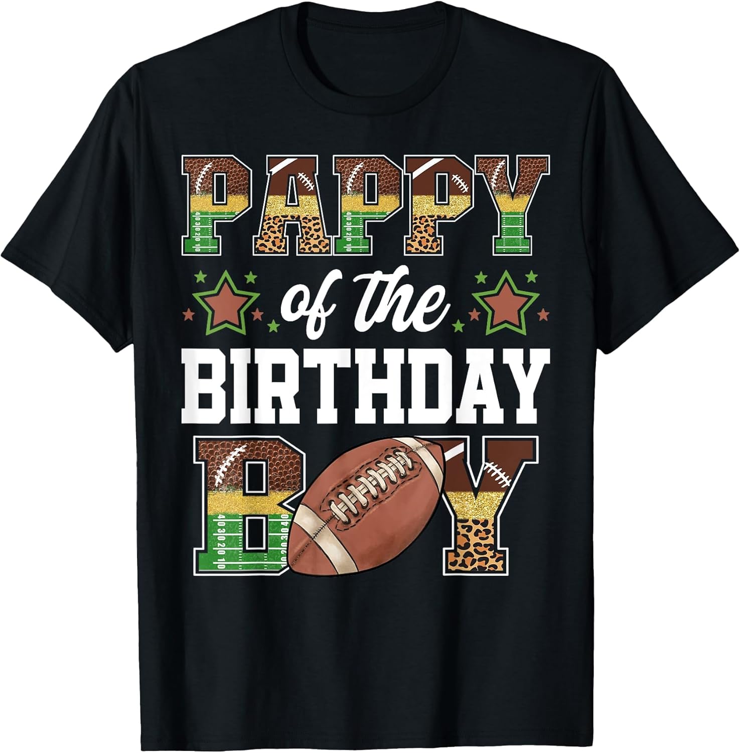 Pappy of The Birthday Boy Football Player Family Matching