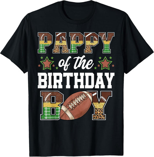 Pappy of The Birthday Boy Football Player Family Matching
