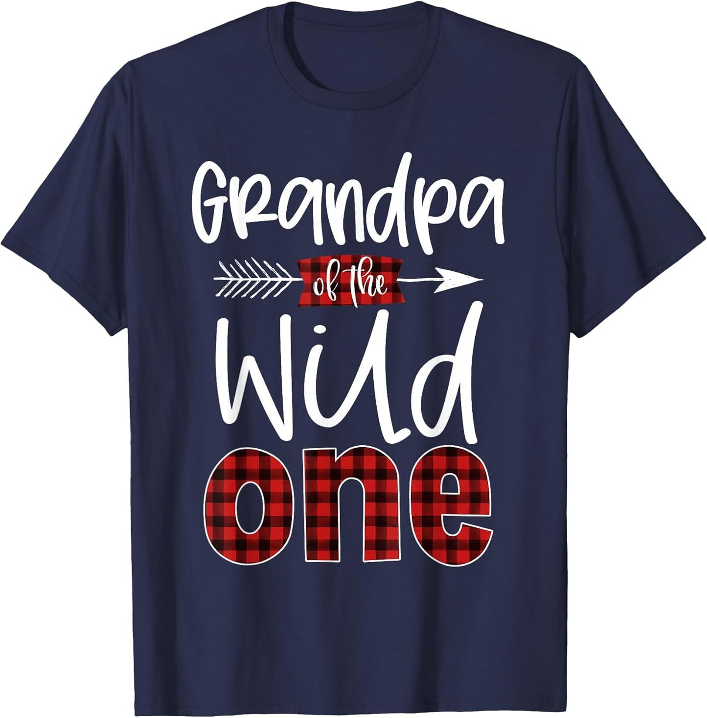 Grandpa of The Wild One Shirt Plaid Lumberjack 1st Birthday