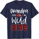 Grandpa of The Wild One Shirt Plaid Lumberjack 1st Birthday