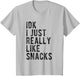 IDK I Just Really Like Snacks Funny Foodie Toddler Kidd