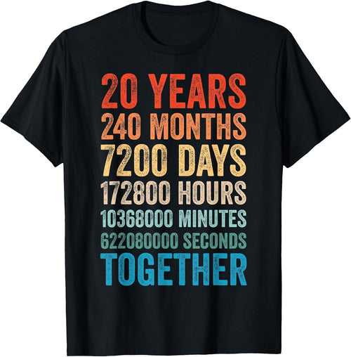 20 Years Anniversary He You Couple 20th Wedding