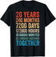 20 Years Anniversary He You Couple 20th Wedding