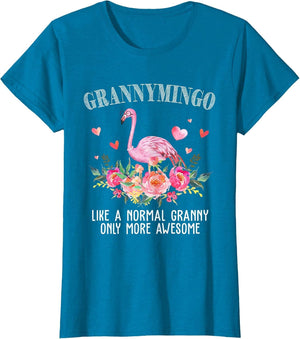 Flamingo Grannymingo Like a Normal Granny Gift Funny Grandma