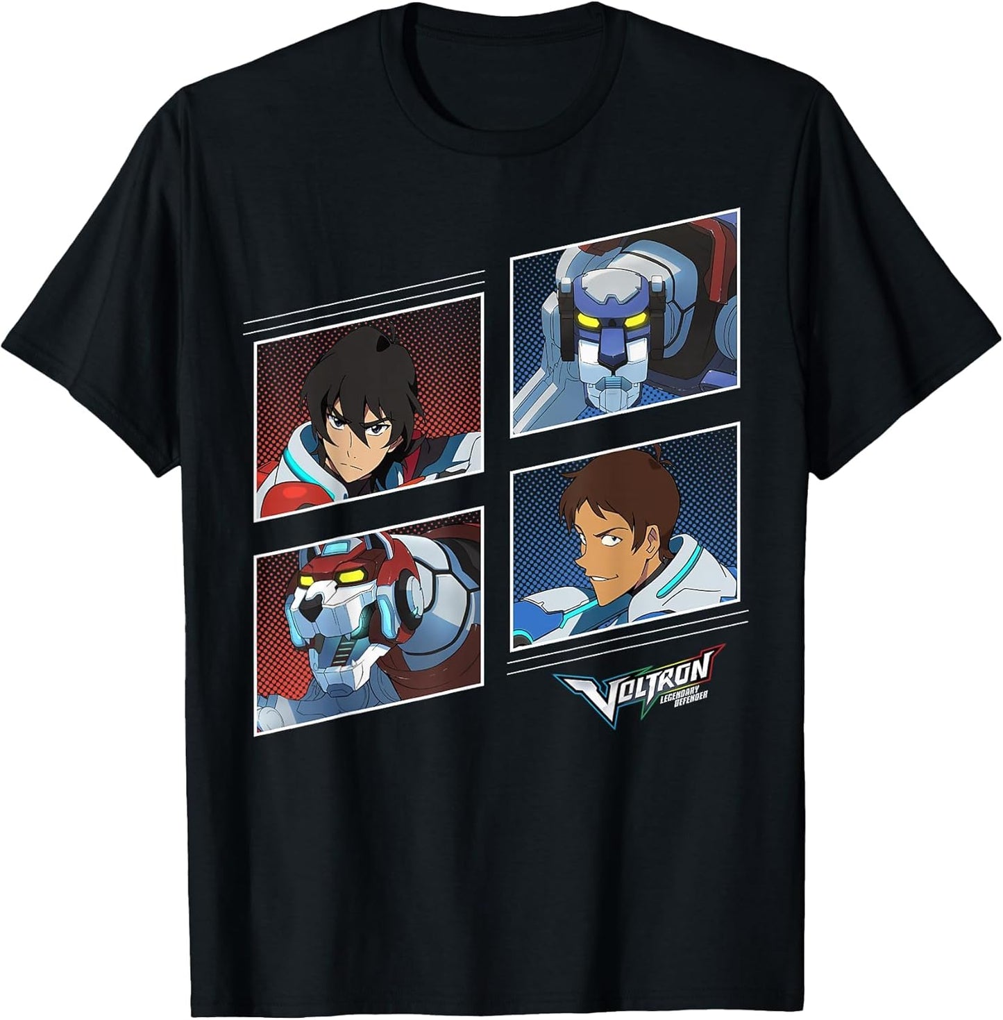 Legendary Defender Red and Blue Defenders Graphic