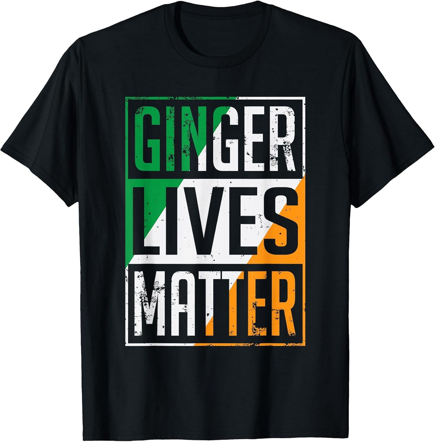 Ginger Lives Matter Irish Flag St Patricks Day Redhead Men