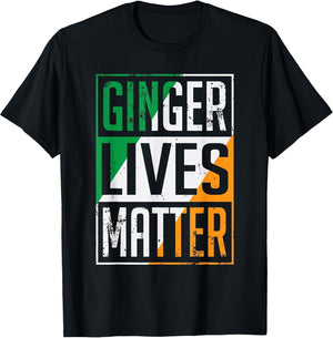 Ginger Lives Matter Irish Flag St Patricks Day Redhead Men