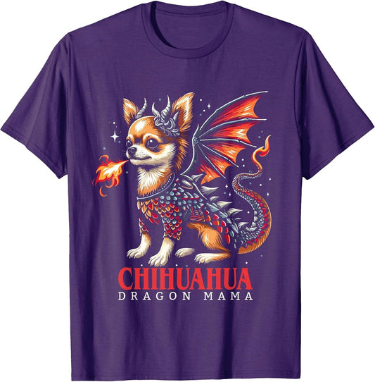 Chihuahua Dog Mama Funny Lap Dragon Women, Girls