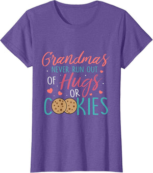 Funny Grandma Never Runs Out Hugs or Cookies Baking Family