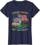 250 Years 1776-2026 250th Birthday Patriotic American Flag