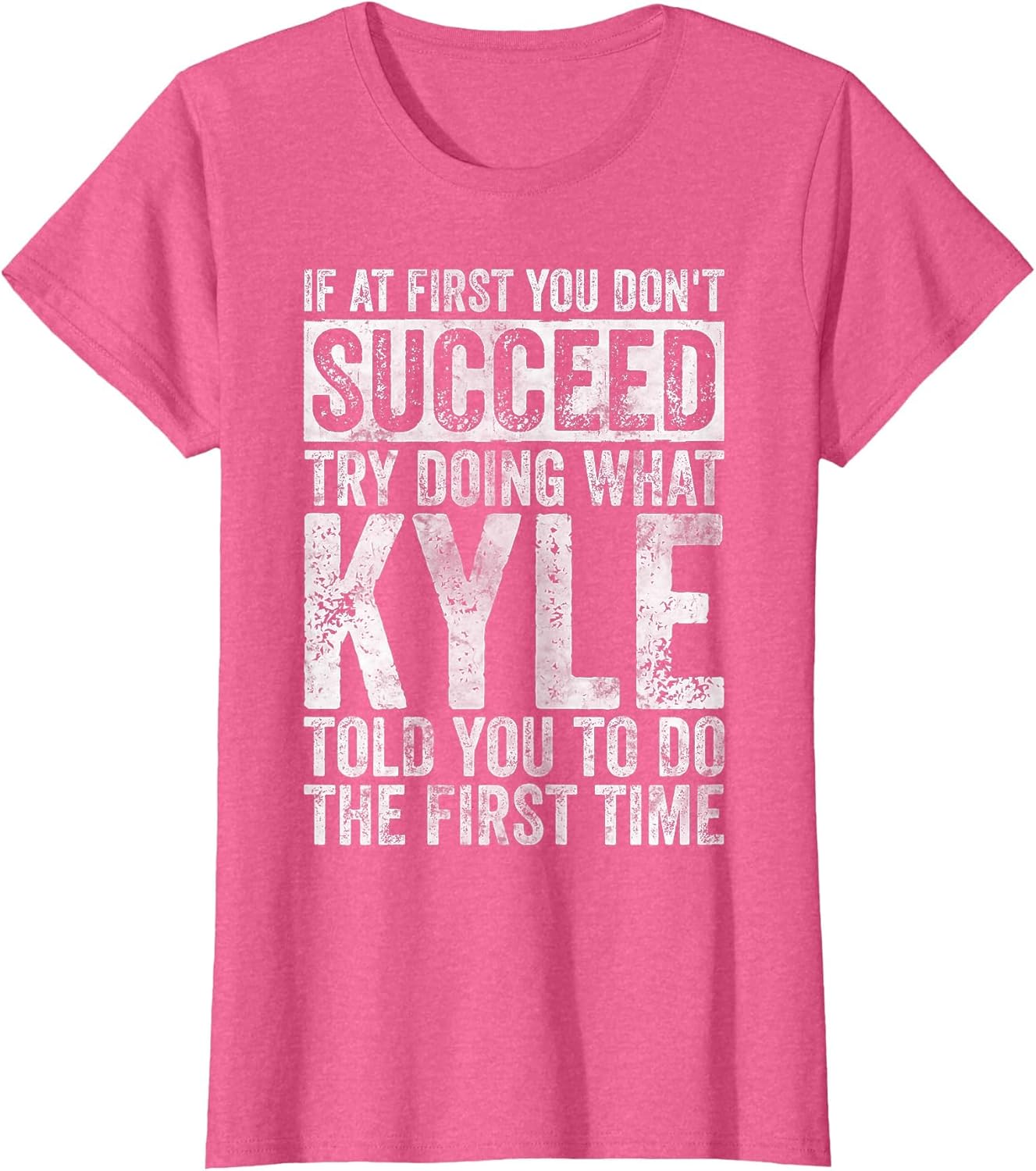 If You Don't Succeed at First, Try to do What Kyle