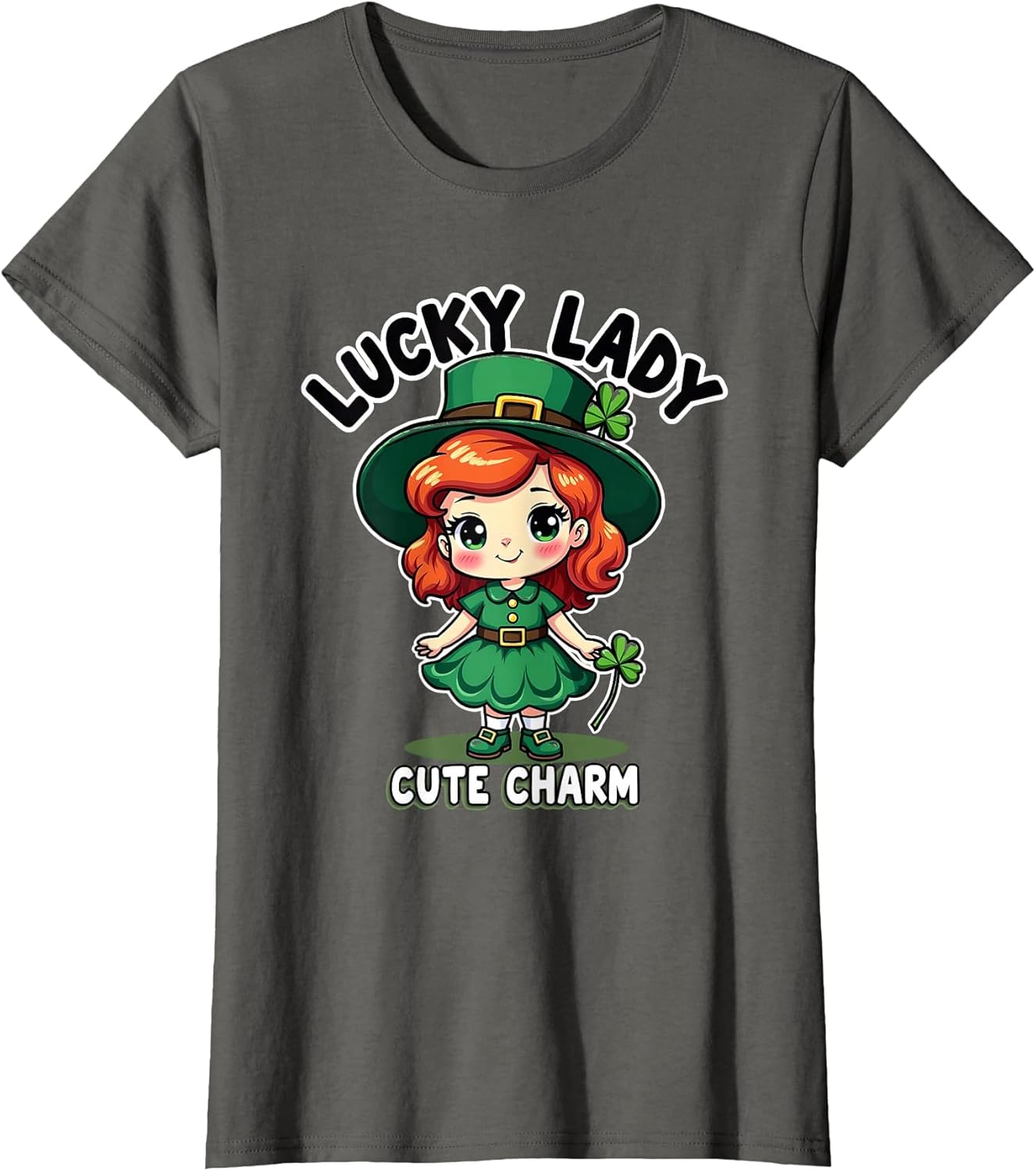 Lucky Lady Cute Charm St Patrick's Day Design