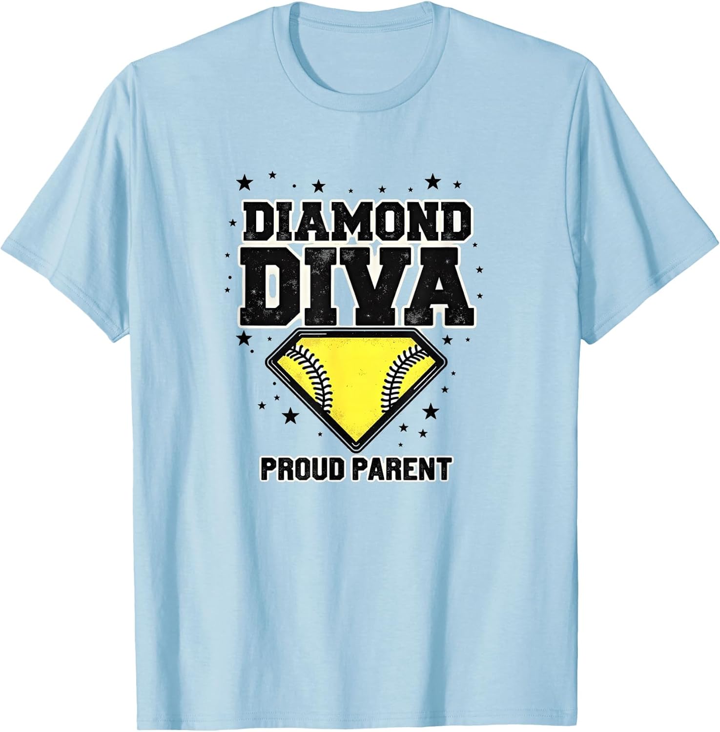 Diamond Diva Proud Parent Softball Mom Design