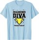 Diamond Diva Proud Parent Softball Mom Design